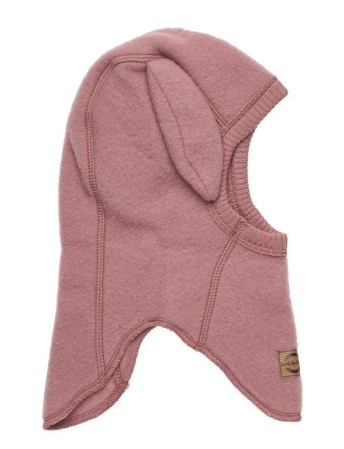 Wool Fullface W Bunny Ears Mikk-line Pink