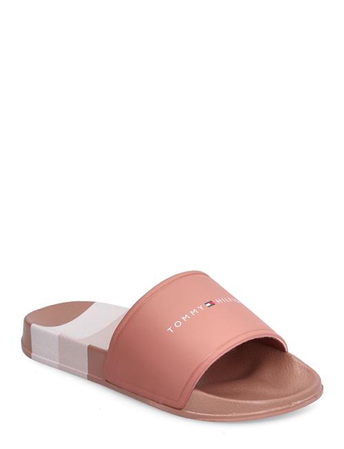 Tommy Hilfiger Stripes Pool Slide Tommy Hilfiger Pink