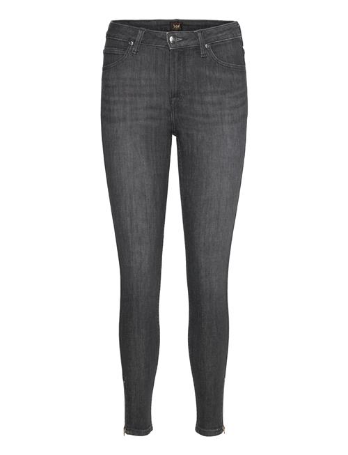 Se Lee Jeans Scarlett High Zip Lee Jeans Grey ved Booztlet