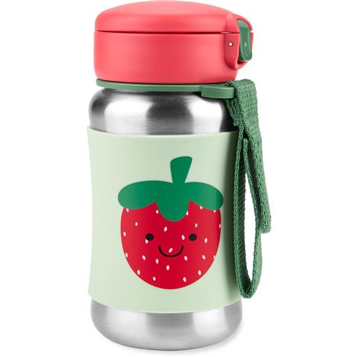 Se Skip Hop Spark Style Flaske Med Strå Strawberry | Grønn | 3-6 ved Babyshop