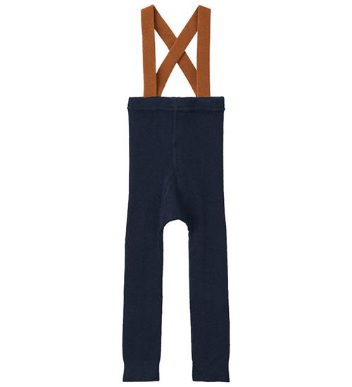 Se Liewood Liewood Strømpebukser m. Seler - Cuno - Classic Navy/Golden Cara ved KidsWorld