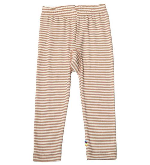 Joha Joha Leggings - Uld/Silke - Rib - Brun/Hvid