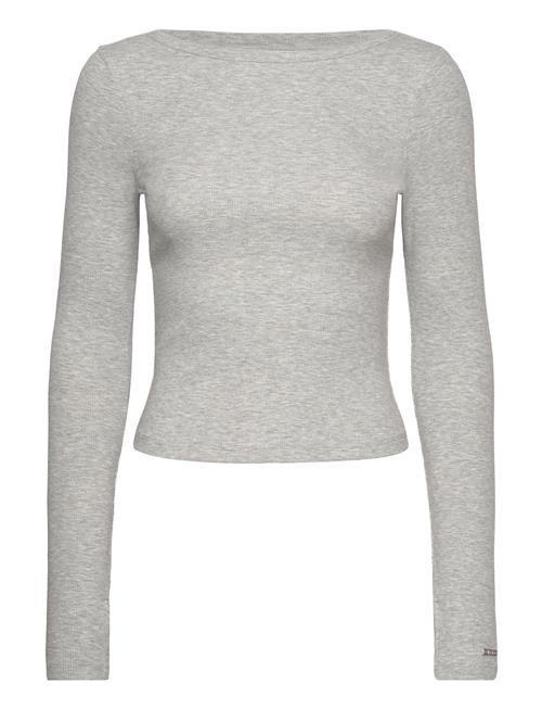 aim´n Ease Ribbed Long Sleeve Top Aim´n Grey