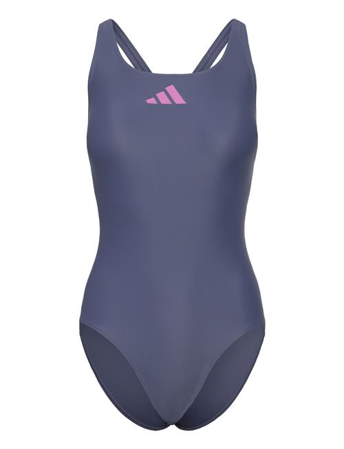 adidas Performance Adidas 3 Bars Swimsuit Adidas Performance Navy