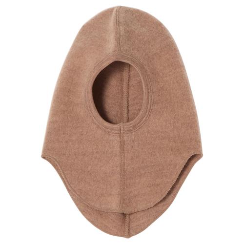 Se Kuling Adelaide Uldbalaklava Walnut Melange | Brun | 48 cm ved Babyshop