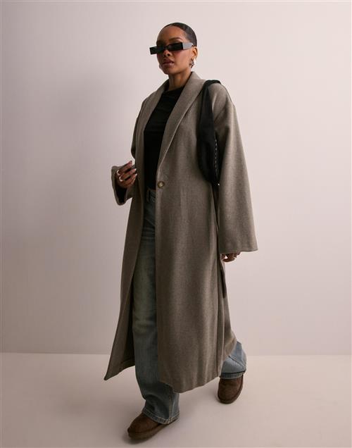 Object Collectors Item - Beige - Objpisa Long Coat Noos