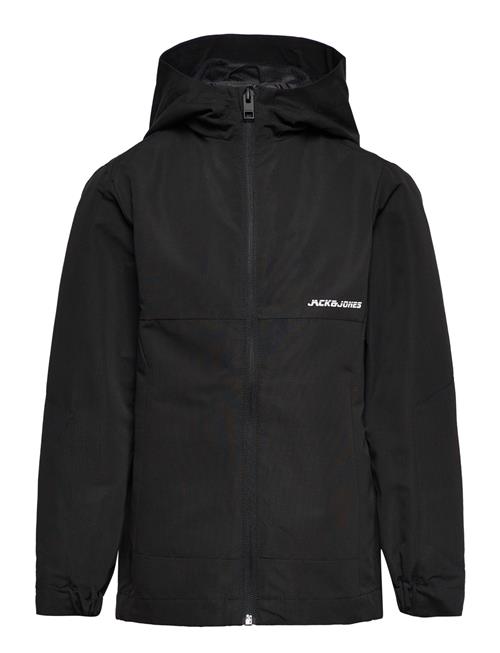 Se Jack & Jones Jjalex Hood Jacket Jnr Jack & J S Black ved Booztlet