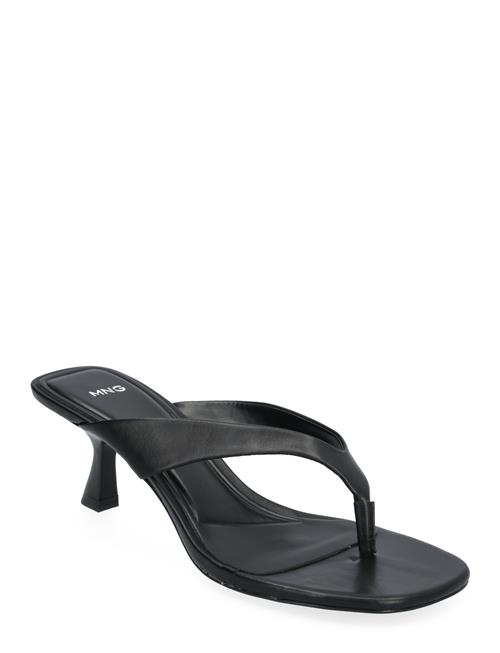 Se Mango Kitten Heel Sandals Mango Black ved Booztlet