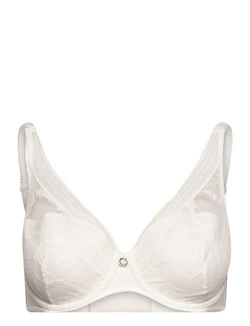 CHANTELLE True Lace Plunge Spacer Bra CHANTELLE White