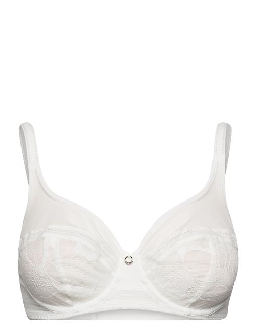 CHANTELLE Corsetry Bra Underwired Very Covering CHANTELLE White