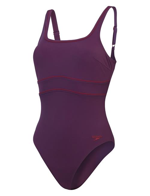 Womens Shaping Contour Eclipse Swimsuit Speedo Purple