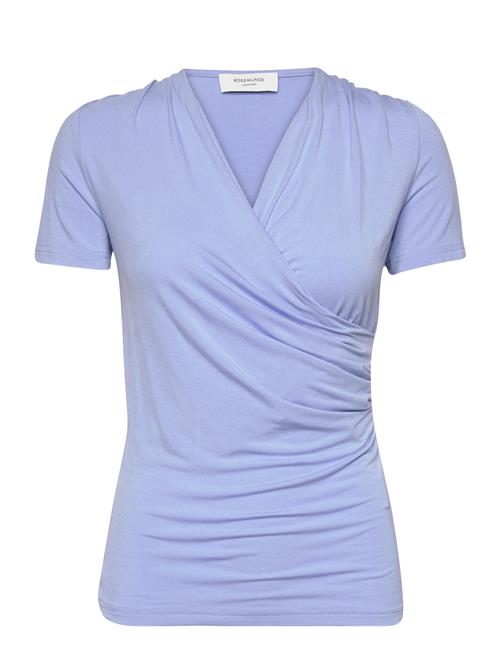 Se Rosemunde Viscose T-Shirt Rosemunde Blue ved Booztlet