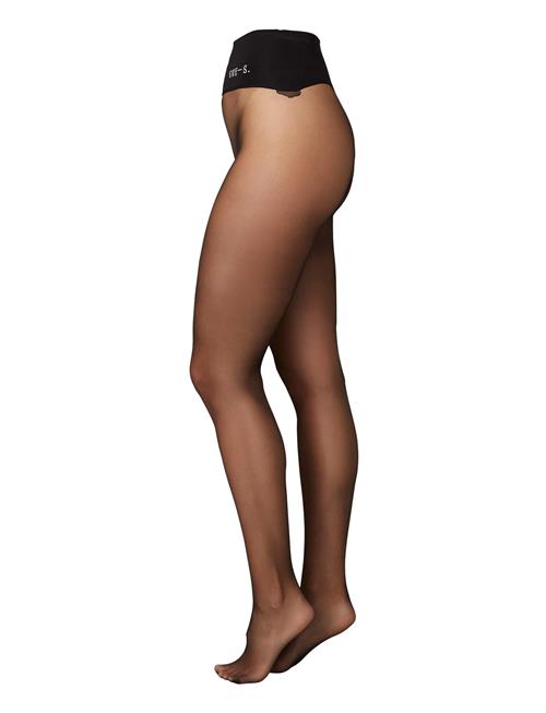 Se Swedish Stockings Beata Seamless Tights Swedish Stockings Black ved Booztlet