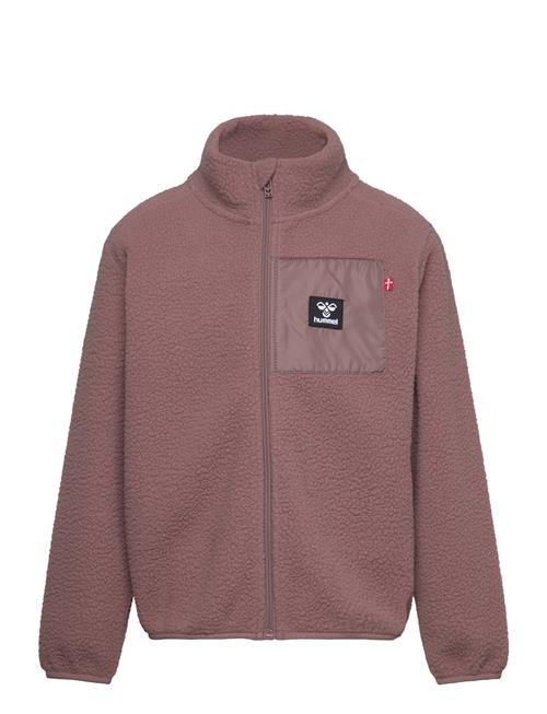 Hmlatlas Fleece Zip Jacket Hummel Pink