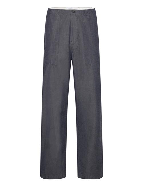 Knowledge Cotton Apparel Flint Wide Slub Yarn Pants - Gots/V Knowledge Cotton Apparel Grey