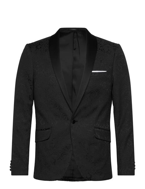 Se Lindbergh Jaquard Smoking Blazer Lindbergh Black ved Booztlet