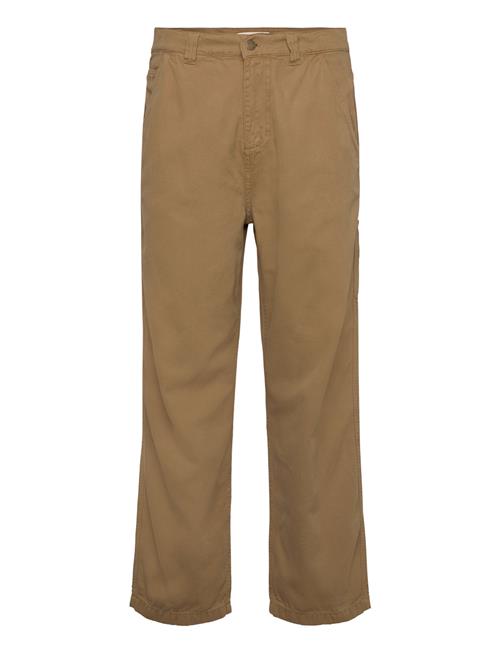 Se Revolution Wide Worker Trousers Revolution Brown ved Booztlet