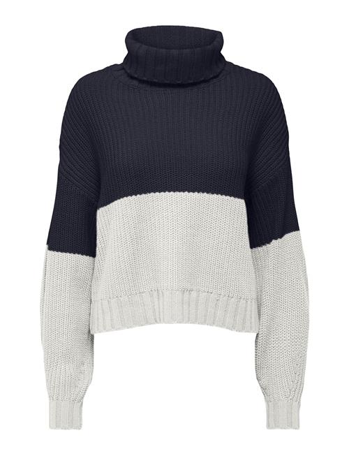 Se ONLY Onlbibba Ls Rollneck Cc Knt ONLY Navy ved Booztlet