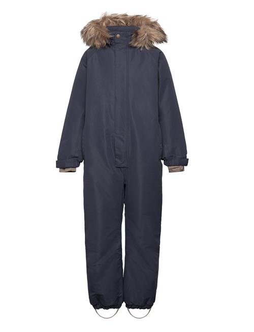 En Fant Snowsuit W. Fake Fur En Fant Navy