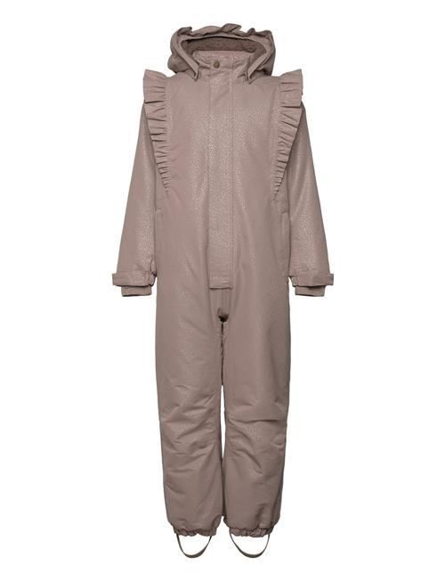 Se En Fant Snowsuit W. Frills En Fant Brown ved Booztlet