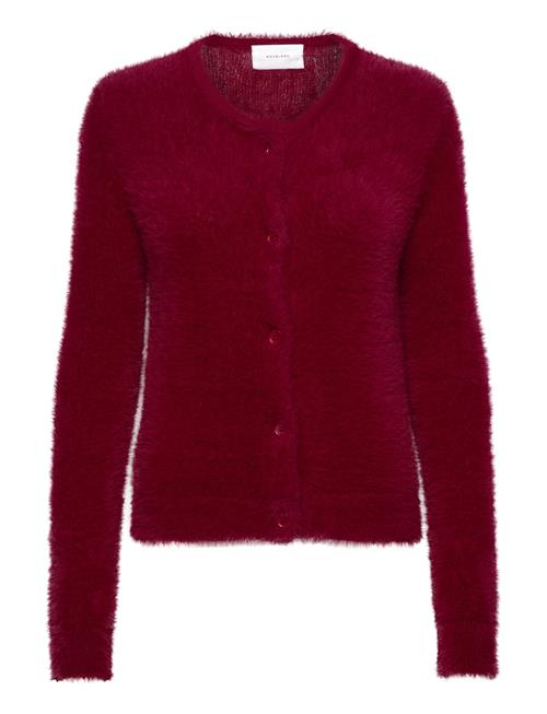 Se Hosbjerg Pearl Knit Cardigan Hosbjerg Red ved Booztlet