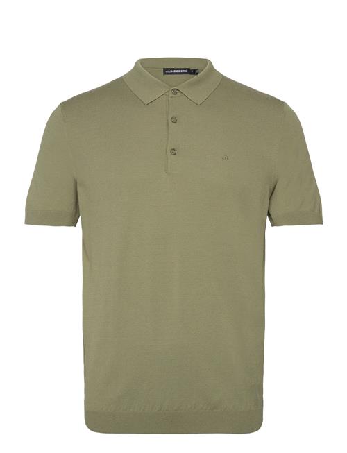 J. Lindeberg Ridge Rayon Silk Polo J. Lindeberg Green