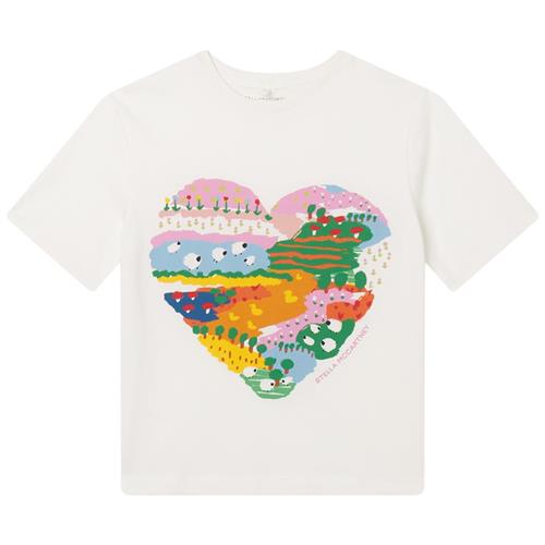 Se Stella McCartney Kids T-shirt Med Tryk Cremefarvet |  | 4 years ved Babyshop