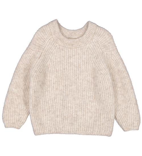 Se MarMar MarMar Bluse - Strik - Uld - Tota - Cashew Melange ved KidsWorld