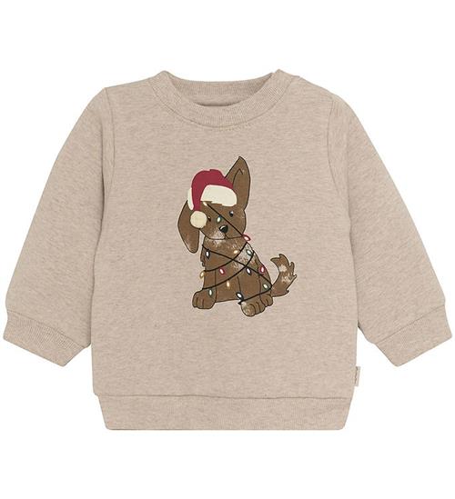 Se Minymo Minymo Sweatshirt - Brown Melange ved KidsWorld