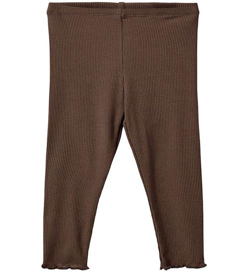 Se Sofie Schnoor Leggings - Chocolate Brown ved KidsWorld