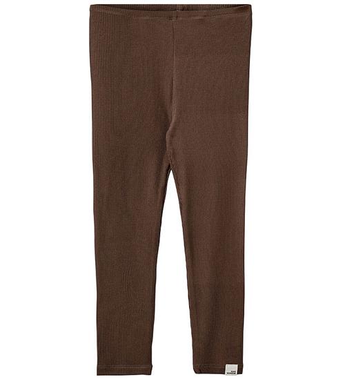 Se Sofie Schnoor Leggings - Chocolate Brown ved KidsWorld