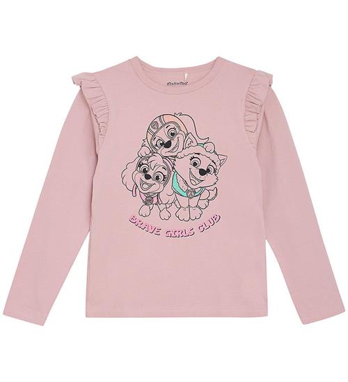 Minymo Minymo Bluse - Pale Mauve m. Paw Patrol