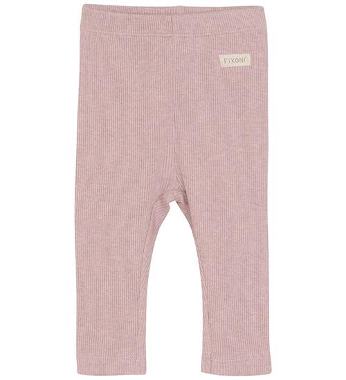 Se Fixoni Fixoni Leggings - Rib - Pale Mauve ved KidsWorld