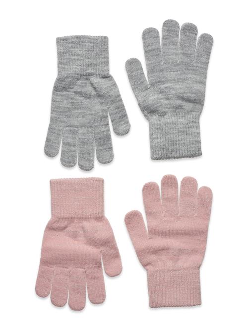 Se Melton Glitter Gloves - 2-Pack Melton Patterned ved Booztlet