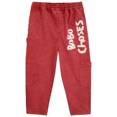 Bobo Choses Posede Bukser Burgundy Red | Rød | 2-3 years