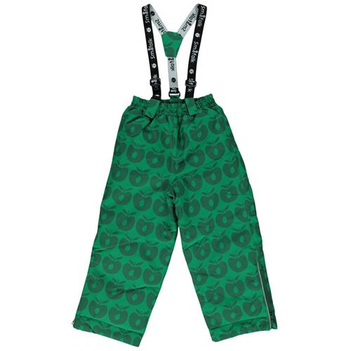 Se Småfolk Skibukser Apples Green | Grønn | 4-5 years ved Babyshop