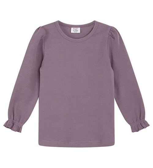 Se Hust and Claire Bluse - Rib - Amma - Dark Plum ved KidsWorld