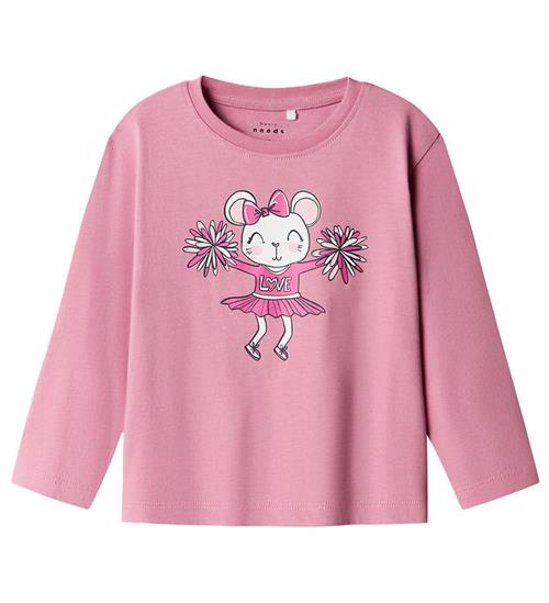 Se Name It Bluse - NmfVeen - Mauve Orchid/Mouse ved KidsWorld