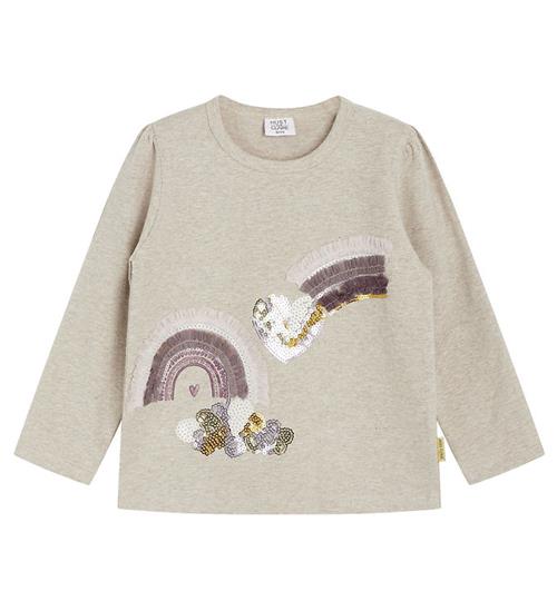 Se Hust and Claire Hust and Claire Bluse - Alma - Beige Melange ved KidsWorld