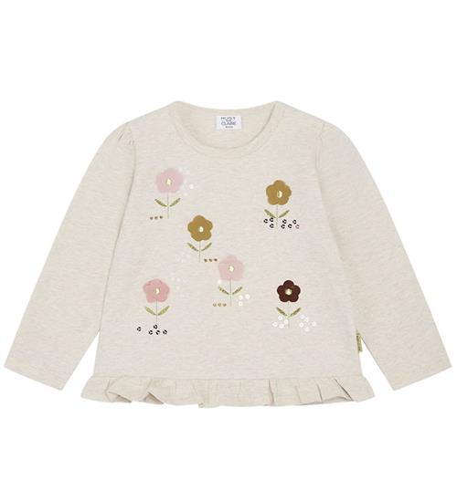 Se Hust and Claire Hust and Claire Bluse - Ajna - Wheat Melange/Blomster ved KidsWorld