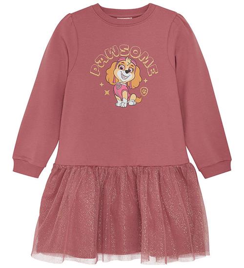 Minymo Minymo Sweatkjole - Deco Rose m. Paw Patrol