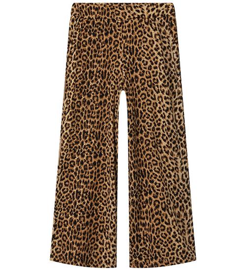 Name It Bukser - NkfNuni - Sort m. Leopardprint