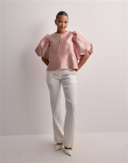 Malina - Pink - Cleo pouf sleeve blouse