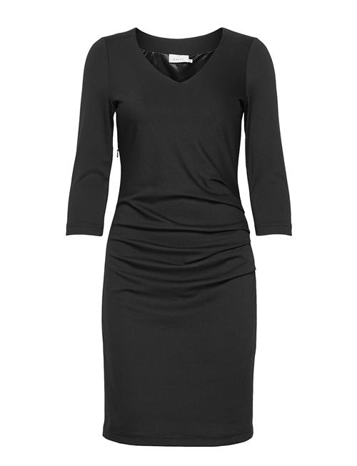 Kaffe India V-Neck 3/4 Sl Kaffe Black