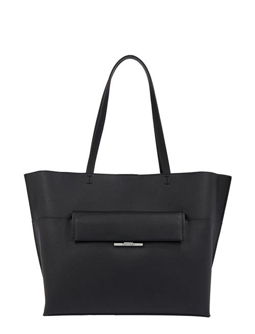 Calvin Klein Ck Linear Md Shopper_Saffiano Calvin Klein Black