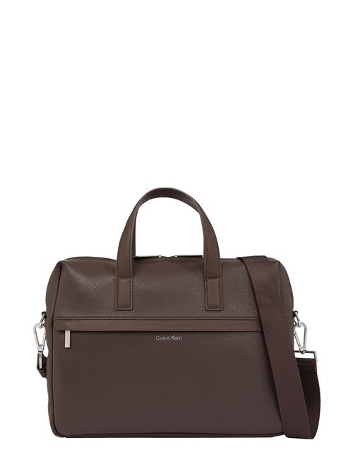 Calvin Klein Ck Must Laptop Bag Calvin Klein Brown