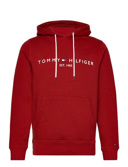 Se Tommy Hilfiger Tommy Logo Hoody Tommy Hilfiger Red ved Booztlet