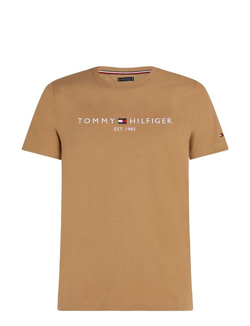 Tommy Logo Tee Tommy Hilfiger Beige