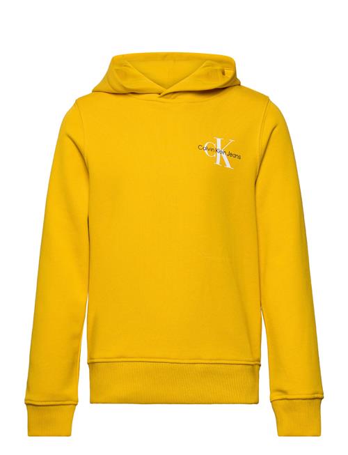 Calvin Klein Small Monogram Hoodie Calvin Klein Yellow