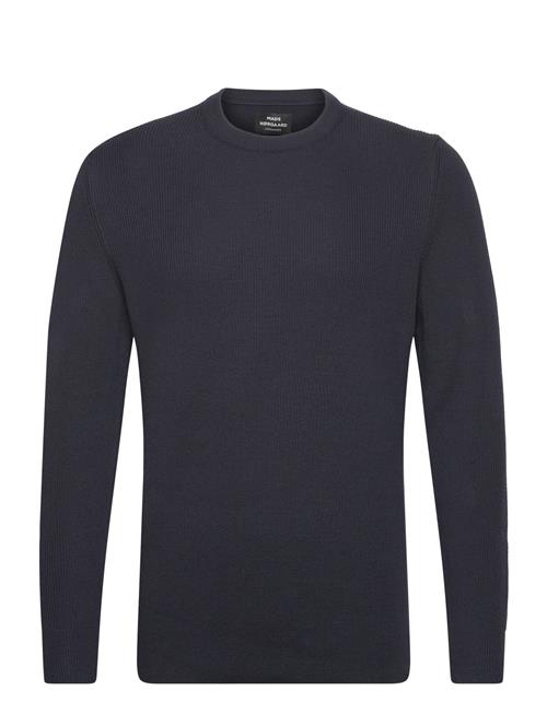 Se Mads Nørgaard Tight Cotton Ulf Knit Mads Nørgaard Navy ved Booztlet